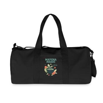Matcha Magic Whisk It Real Good Green Tea Matcha - Recycled Canvas Sports Bag by Stanley/Stella - black - Front