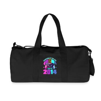 12. Geburtstag Junge Mädchen - Recycelte Canvas-Sporttasche von Stanley/Stella - Schwarz - Vorne