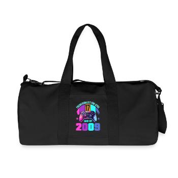 17. Geburtstag Junge Mädchen - Recycelte Canvas-Sporttasche von Stanley/Stella - Schwarz - Vorne