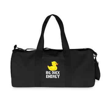 Big Duck Energy - Recycled Canvas Sports Bag by Stanley/Stella - black - Front