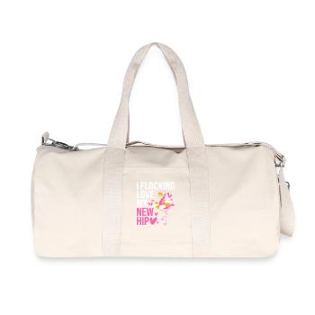 Hips Hips Hip Joint - Recycled Canvas Sports Bag by Stanley/Stella - natural - Front