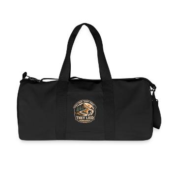 Hiking Day Hiking Hike - Recycled Canvas Sports Bag by Stanley/Stella - black - Front
