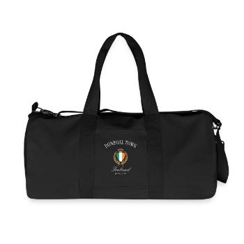 Donegal Town Irland Wappen Krone – Reise Souvenir - Recycelte Canvas-Sporttasche von Stanley/Stella - Schwarz - Vorne