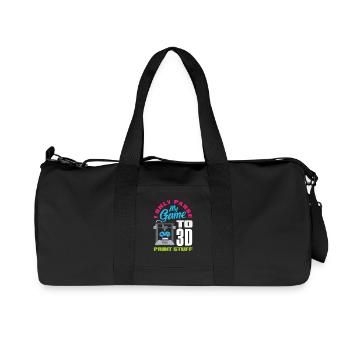 Pause my game only for 3D printing gamers - Recycled Canvas Sports Bag by Stanley/Stella - black - Front