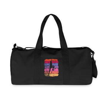 Boulderer Boulder Bouldering - Recycled Canvas Sports Bag by Stanley/Stella - black - Front