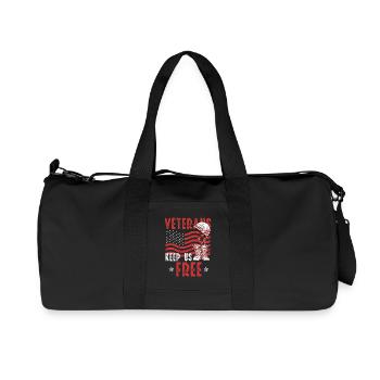 Journée des anciens combattants pour les républicains - Sac de sport en toile recyclée Stanley/Stella - noir - Devant