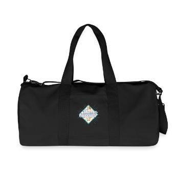 Massa-Carrara Toskana in Italien mit Schiff Design - Recycelte Canvas-Sporttasche von Stanley/Stella - Schwarz - Vorne