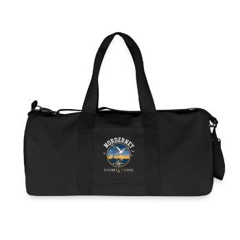 Coucher de soleil de la Boussole côtière de Norderney - Sac de sport en toile recyclée Stanley/Stella - noir - Devant