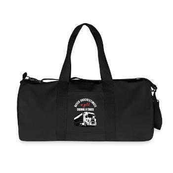 Pouvoir des filles des routiers - Sac de sport en toile recyclée Stanley/Stella - noir - Devant