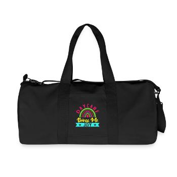 Pre K Teacher Brings Me Joy Kindergarten Teacher - Recycelte Canvas-Sporttasche von Stanley/Stella - Schwarz - Vorne