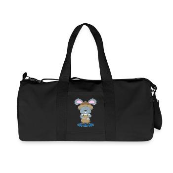 Bunny Coffee Coffee Pot - Recycled Canvas Sports Bag by Stanley/Stella - black - Front