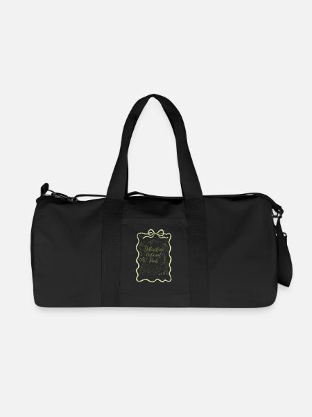 USA Yellowstone National Park Hiking Nature Vacation - Recycled Canvas Sports Bag by Stanley/Stella - black