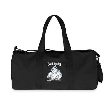 Bouldering Bold Bolder Boulderer - Sac de sport en toile recyclée Stanley/Stella - noir - Devant