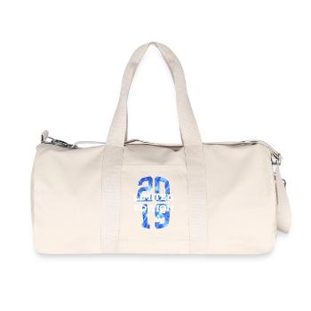 LIMITED EDITION 2019 7 YEARS 7TH BIRTHDAY - Recycled Canvas Sports Bag by Stanley/Stella - natural - Front