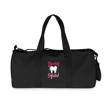 Zahnärztliche Truppe - Recycelte Canvas-Sporttasche von Stanley/Stella - Schwarz - Vorne
