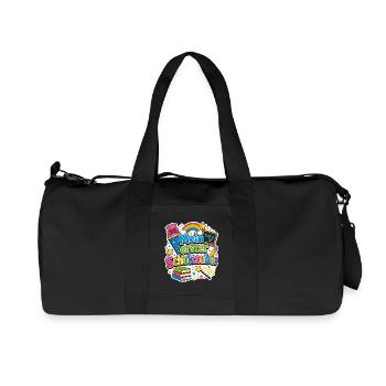 Schulkind 2026 Einschulung 2026 Schulanfang - Recycelte Canvas-Sporttasche von Stanley/Stella - Schwarz - Vorne