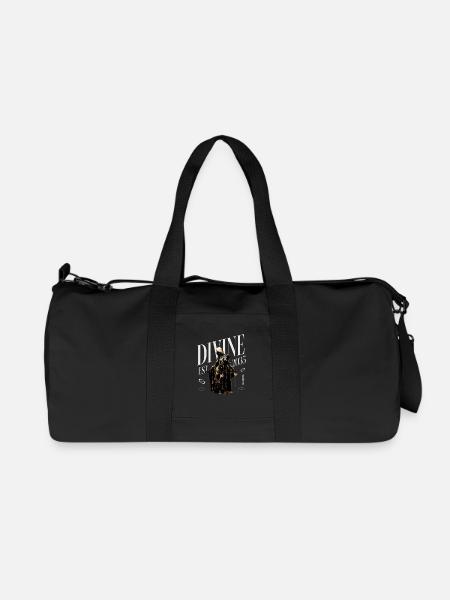 Divine Future 2035 – Golden Cloak - Recycled Canvas Sports Bag by Stanley/Stella - black