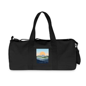Montenegro Travel Balkans Adriatic Coast Mountains - Recycled Canvas Sports Bag by Stanley/Stella - black - Front