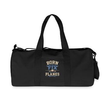 Aeronautical Engineer Aircraft Technology Maintenance - Recycled Canvas Sports Bag by Stanley/Stella - black - Front