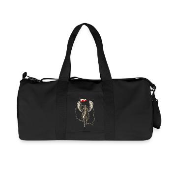 Husaria Poland Rider - Sac de sport en toile recyclée Stanley/Stella - noir - Devant