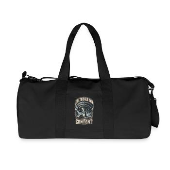 Storm Chaser Meteorologist One Tornado Away - Recycled Canvas Sports Bag by Stanley/Stella - black - Front