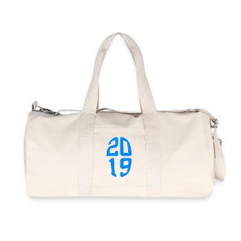 7 YEARS OLD 2019 7TH BIRTHDAY - Recycled Canvas Sports Bag by Stanley/Stella - natural - Front
