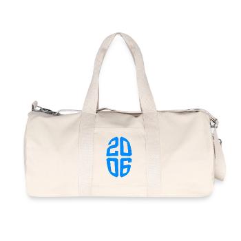 20 ANS 2006 20E ANNIVERSAIRE - Sac de sport en toile recyclée Stanley/Stella - blanc naturel - Devant