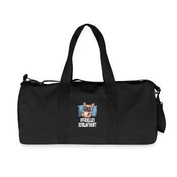 Offizielles Schlafshirt Lustige Französische - Recycelte Canvas-Sporttasche von Stanley/Stella - Schwarz - Vorne