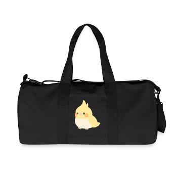 calopsitte - Sac de sport en toile recyclée Stanley/Stella - noir - Devant