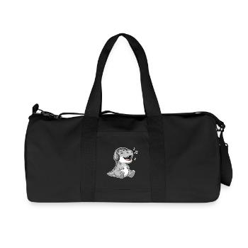 T Rex Music - Sac de sport en toile recyclée Stanley/Stella - noir - Devant