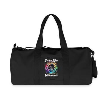 Girl Black Tarantula - Recycled Canvas Sports Bag by Stanley/Stella - black - Front