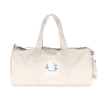 I Flirt For Fun Dating Flirt Anmachspruch Single - Recycled Canvas Sports Bag by Stanley/Stella - natural - Front