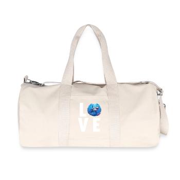 Grand requin blanc Grand requin blanc - Sac de sport en toile recyclée Stanley/Stella - blanc naturel - Devant