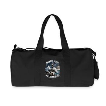 Phare Breton Foot - Recycelte Canvas-Sporttasche von Stanley/Stella - Schwarz - Vorne