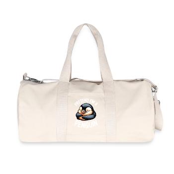 Penguins Sayings Penguin Funny Penguins Gift - Recycled Canvas Sports Bag by Stanley/Stella - natural - Front