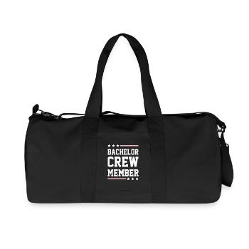 Équipage Bachelor - Sac de sport en toile recyclée Stanley/Stella - noir - Devant