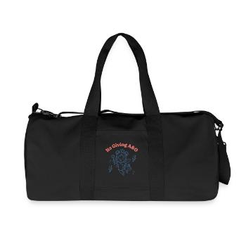 Its Giving A O x1 Funny Nurse - Recycled Canvas Sports Bag by Stanley/Stella - black - Front