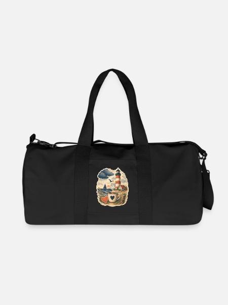 North Coast Lighthouse - Recycled Canvas Sports Bag by Stanley/Stella - black