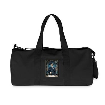 Wyatt Earp: Night Star Sheriff Tarot Card - Recycled Canvas Sports Bag by Stanley/Stella - black - Front