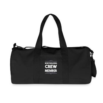 Bodybuilding Crew - Recycelte Canvas-Sporttasche von Stanley/Stella - Schwarz - Vorne