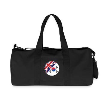 Korea - Recycled Canvas Sports Bag by Stanley/Stella - black - Front