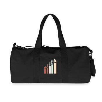 Töpferei - Recycelte Canvas-Sporttasche von Stanley/Stella - Schwarz - Vorne