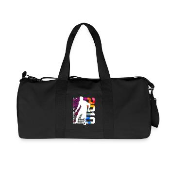 LIMITED EDITION 2010 FUßBALL 16. GEBURTSTAG - Recycelte Canvas-Sporttasche von Stanley/Stella - Schwarz - Vorne