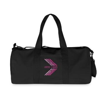 1965 Limited Edition Geburtstag Frauen Damen - Recycelte Canvas-Sporttasche von Stanley/Stella - Schwarz - Vorne