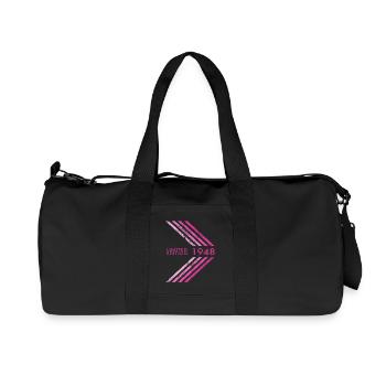 1948 Limited Edition Geburtstag Frauen Damen - Recycelte Canvas-Sporttasche von Stanley/Stella - Schwarz - Vorne