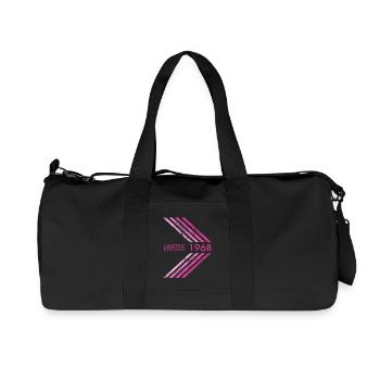 1965 Limited Edition Geburtstag Frauen Damen - Recycelte Canvas-Sporttasche von Stanley/Stella - Schwarz - Vorne