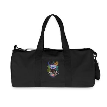 Spiritualité Géométrie Sacrée Fleur de Lotus Zen - Sac de sport en toile recyclée Stanley/Stella - noir - Devant