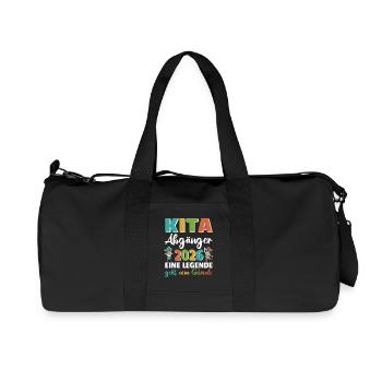 Kita Abgänger 2026 eine Legende Pirat - Recycelte Canvas-Sporttasche von Stanley/Stella - Schwarz - Vorne