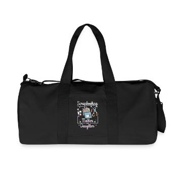 Scrapbooking Mother Daughter - Recycled Canvas Sports Bag by Stanley/Stella - black - Front