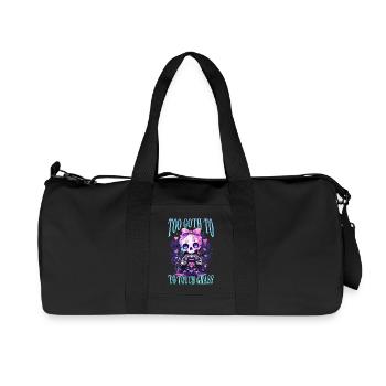 Pastel Goth Soft Goth Gaming Gamer - Recycled Canvas Sports Bag by Stanley/Stella - black - Front